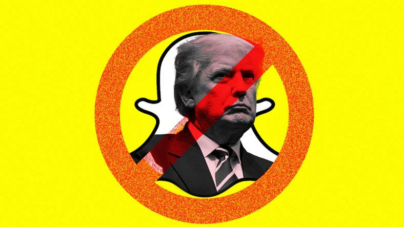 Donald Trump, Snapchat’ten de Kalıcı Olarak Banlandı