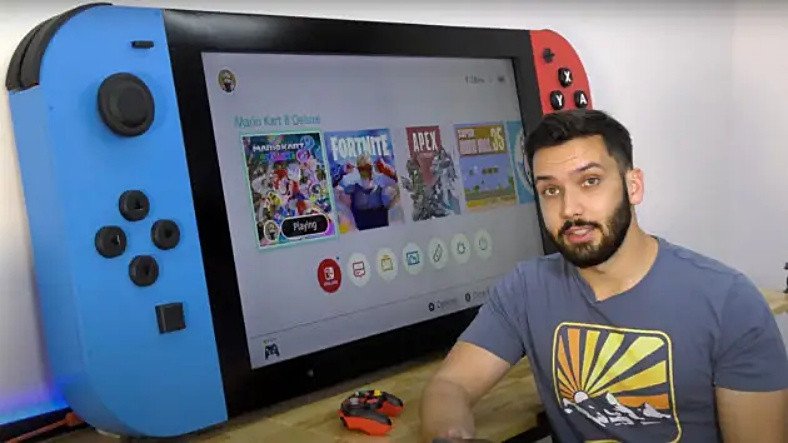 Dünyanın En Büyük Nintendo Switch’i [Video]