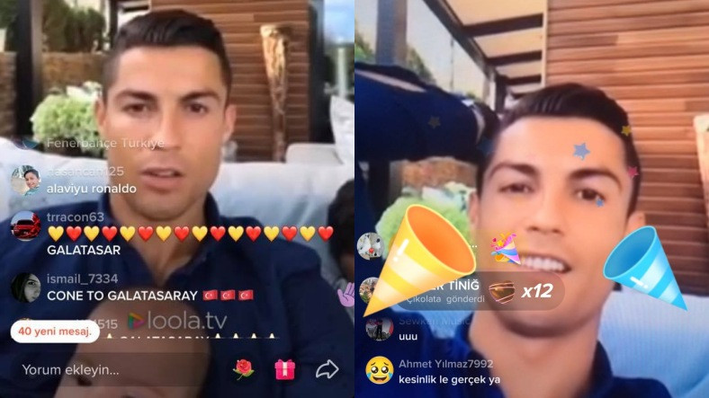 Düzmece Ronaldo Hesapları TikTok Yayınında Bağış Topladı