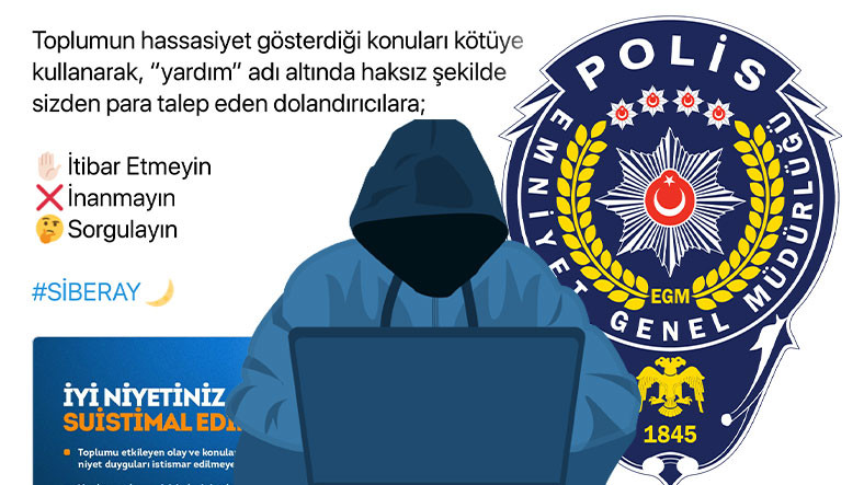 EGM’den İnternetteki Yardım Kampanyalarında Dair İkaz