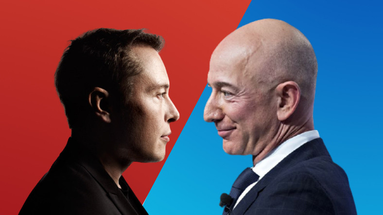 Elon Musk, Jeff Bezos’u Trolledi