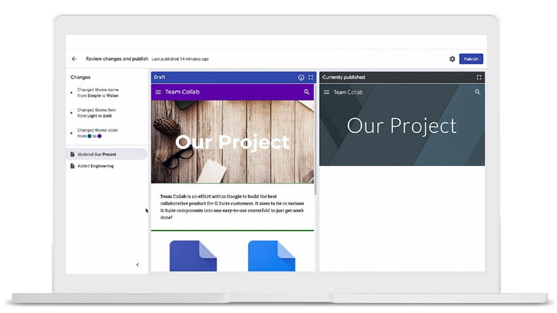 Google Sites’ın Klasik Sürümü, Yolun Sonuna Geldi