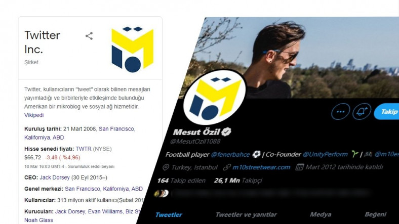 Google,  Twitter Logosu Diye Mesut Özil’in Logosunu Gösterdi
