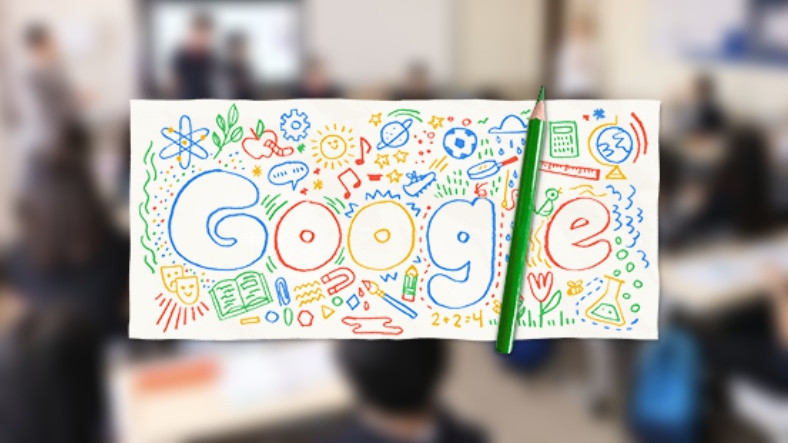 Google’dan Yüz Yüze Eğitimin Birinci Günü İçin Özel Doodle