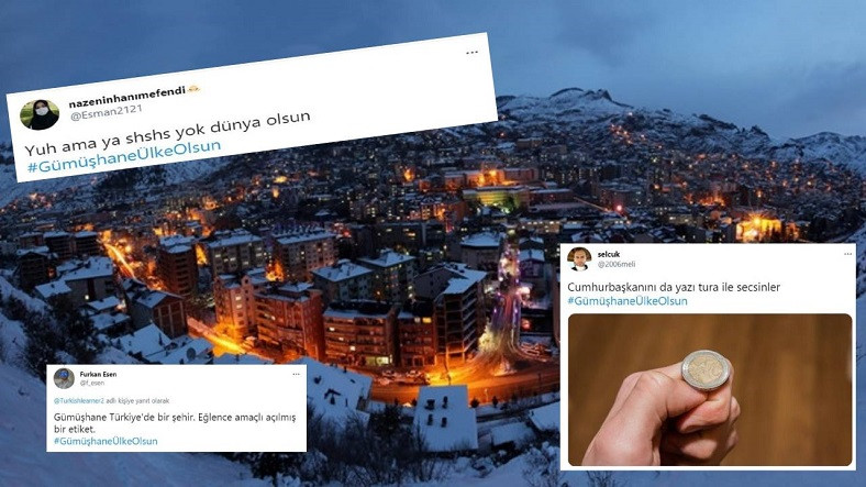 #GümüşhaneÜlkeOlsun Etiketiyle Yapılan Paylaşımlar