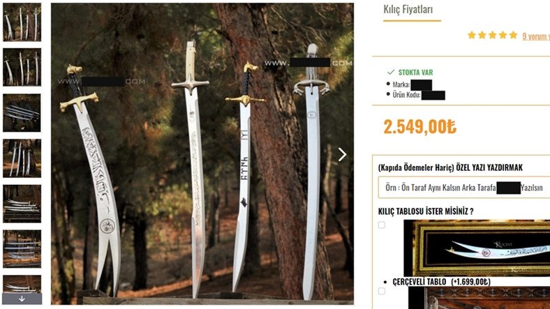 İnternette Samuray Kılıcı Satılmasının Türel Boyutu