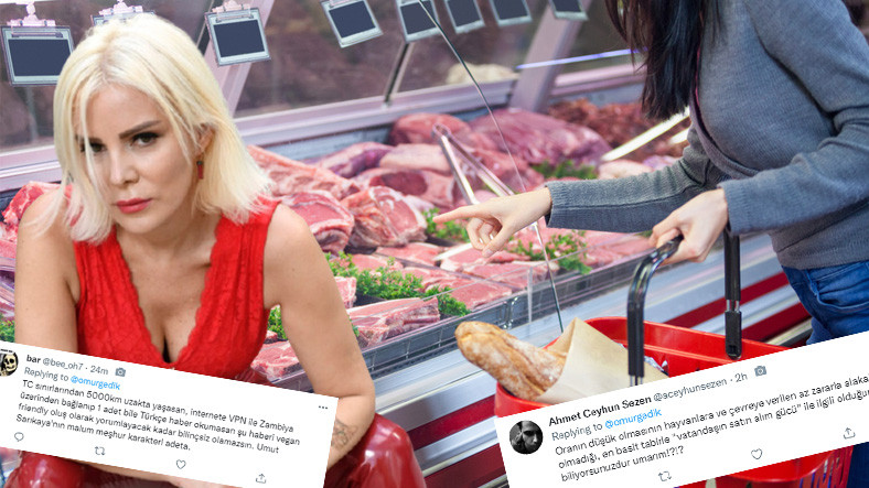 Ömür Gedik’in Et Tüketimi Paylaşımı Reaksiyon Çekti