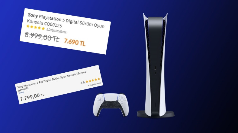 PlayStation 5 Digital Edition 8.000 TL’den Karaborsaya Düştü