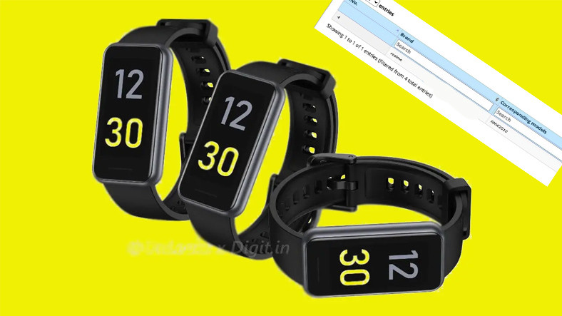 Realme’nin Yeni Akıllı Saatine İlişkin Sertifikalar Ortaya Çıktı