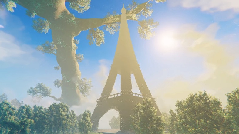 Rus YouTuber, Valheim’da 400 Metrelik Eyfel Kulesi İnşa Etti