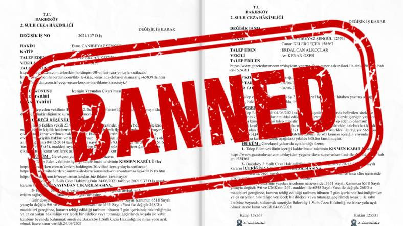 Uydurma Kararlar Gönderilerek Haberler Kaldırılıyor