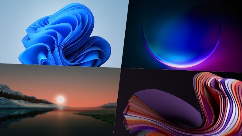 Windows 11’in Resmi Duvar Kağıtları Ortaya Çıktı [İndir]