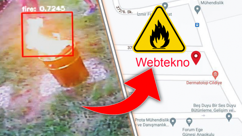 Yangın Çıktığını Saniyesinde Anlayan Drone