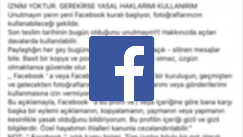 “Yeni Facebook Kuralı Başlıyor” Paylaşımı Viral Oldu
