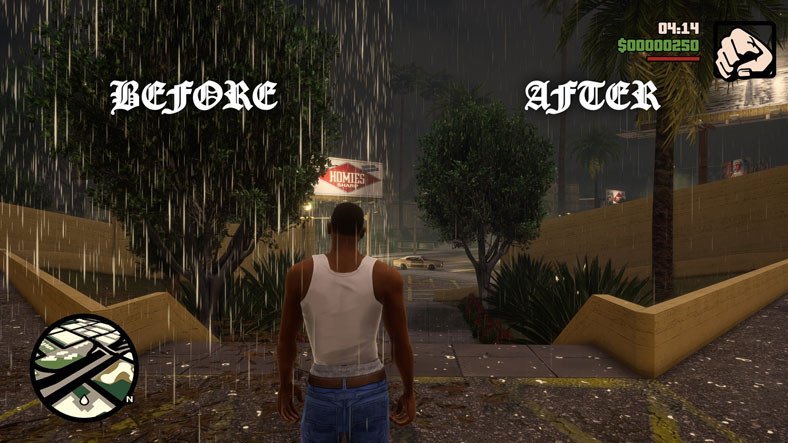 Yenilenen GTA: San Andreas’ın Yağmur Efekti Düzeltildi