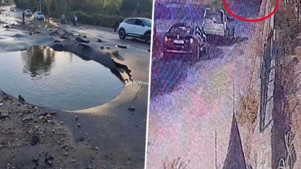 Bodrum’da patlayan isale çizgisi, motosikletliyle köpeğini havaya uçurdu! O anlar kamerada