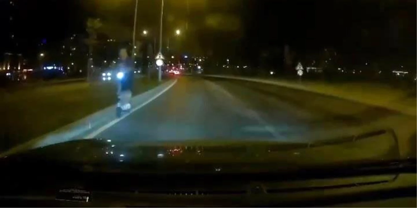 Bursa’da Aykırı Tarafta Seyreden Scooter Trafiği Tehlikeye Attı