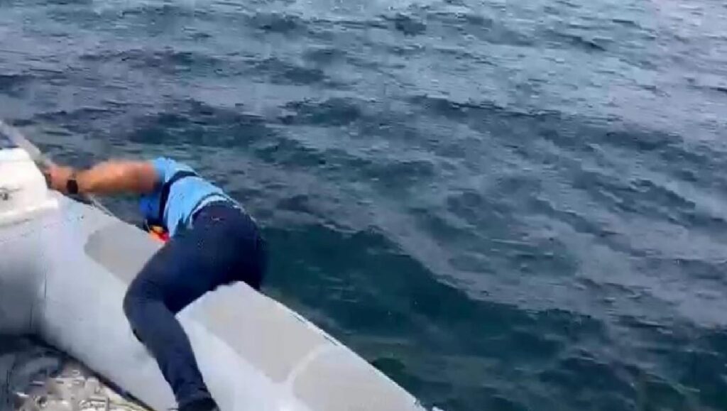 Bursa’da Dalgıç Polislerden Martı Kurtarma Operasyonu