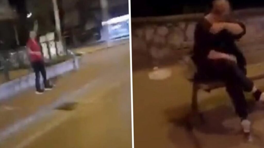 Bursa’da motosikletli magandalar yoldan geçenlere saldırdı