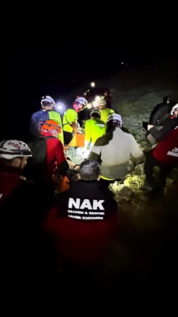 Bursa’da Ormanda Mahsur Kalan Kişi Kurtarıldı