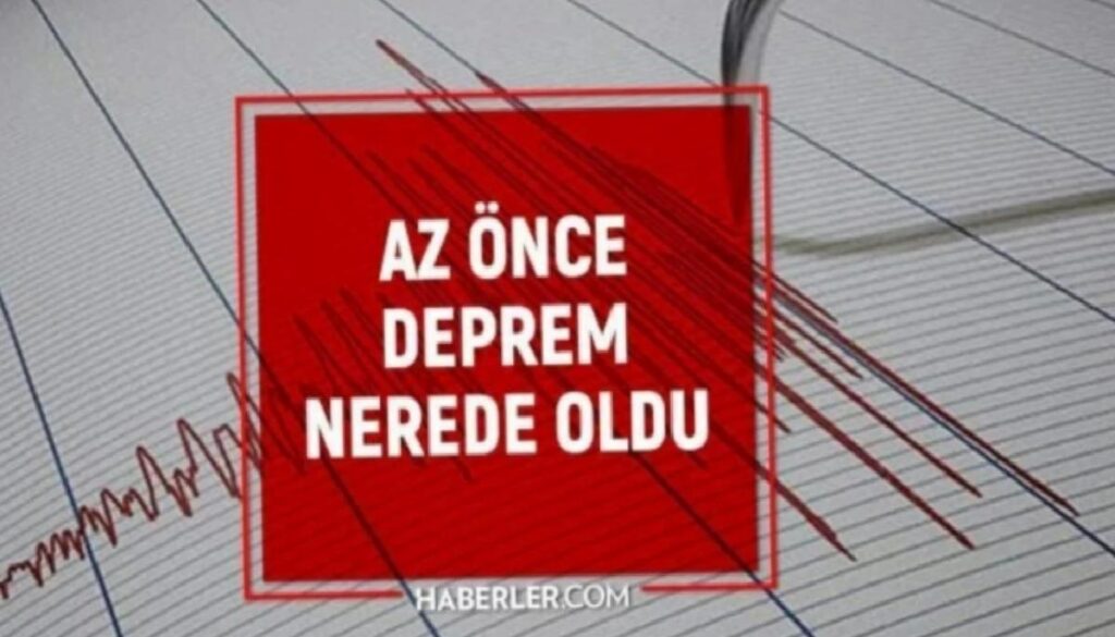 Bursa’da zelzele mi oldu? SON DAKİKA! Bugün Bursa’da zelzele mi oldu? AFAD ve Kandilli sarsıntı listesi! 6 Ağustos az evvel zelzele mi oldu?