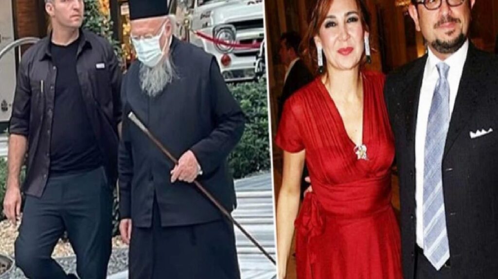 Fener Rum Patriği Bartholomeos, iş insanı Ali Sabancı ve eşini hastanede ziyaret etti