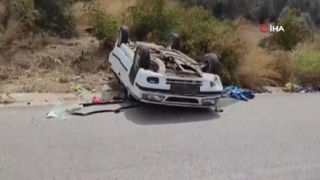 Fren tutmayınca el frenini çekti, takla attı