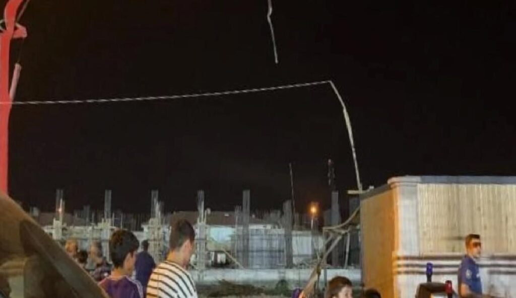 İnşaat Emekçisi Beton Pompasının Hortumunun Çarpması Sonucu Yaralandı