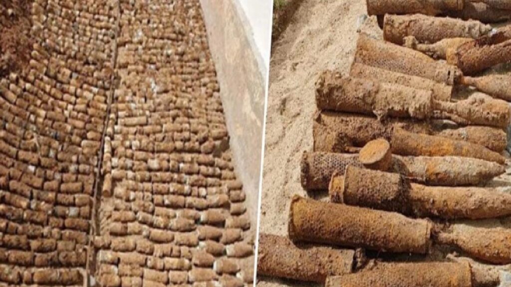 Kamboçya’da bir lisenin bahçesinde binlerce patlamamış mühimmat bulundu
