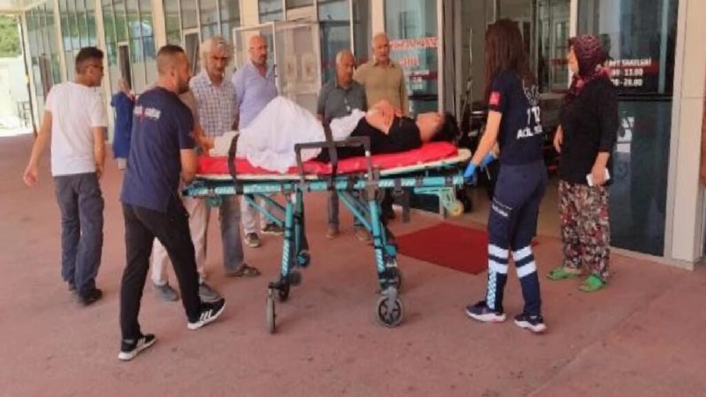 Muhtar, hengamede bir kişiyi tabancayla vurdu