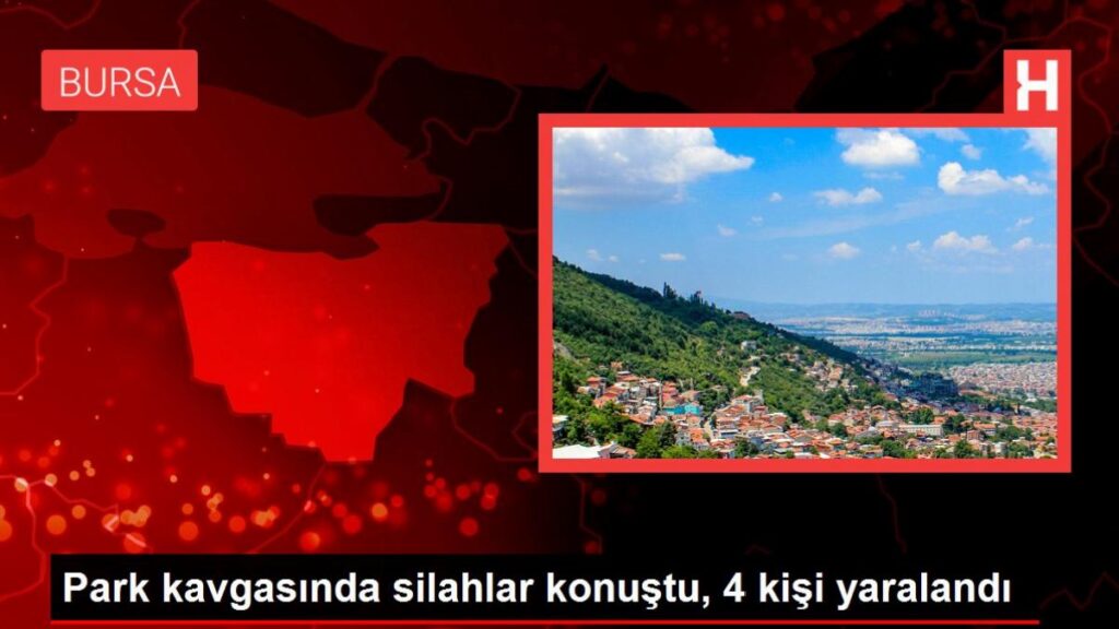 Park arbedesinde silahlar konuştu, 4 kişi yaralandı