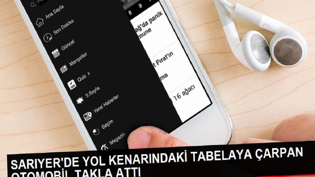 Sarıyer’de Araba Takla Attı: Şoför Ağır Yaralandı