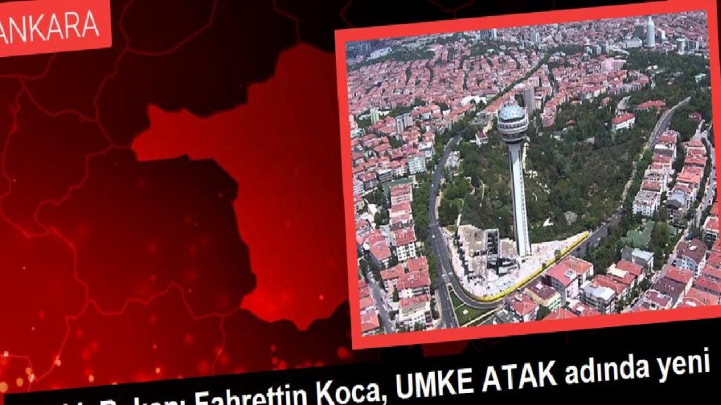 Sıhhat Bakanı Fahrettin Koca, UMKE ATAK isminde yeni bir yapı oluşturduklarını açıkladı
