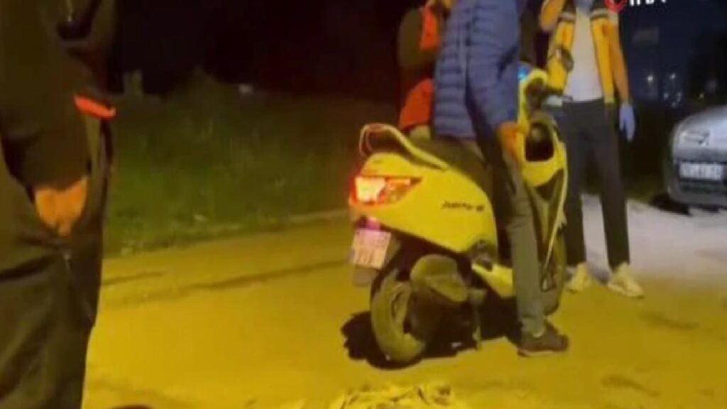 Alkollü şoför gruplara güç anlar yaşattı