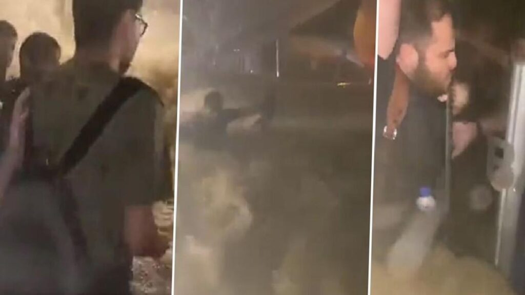 Başakşehir Millet Kıraathanesi’ni vuran sel felaketinden yeni görüntüler! Kurtarılmayı beklerken Kelime-i Şehadet getirdiler