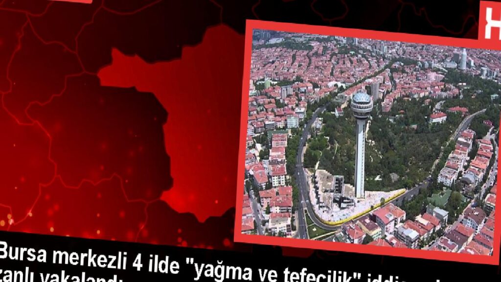 Bursa Merkezli Örgütlü Kabahat Operasyonunda 34 Kuşkulu Gözaltına Alındı
