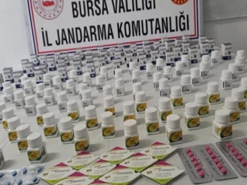 Bursa’da Cinsel Gücü Artırıcı Uydurma İlaç Operasyonu