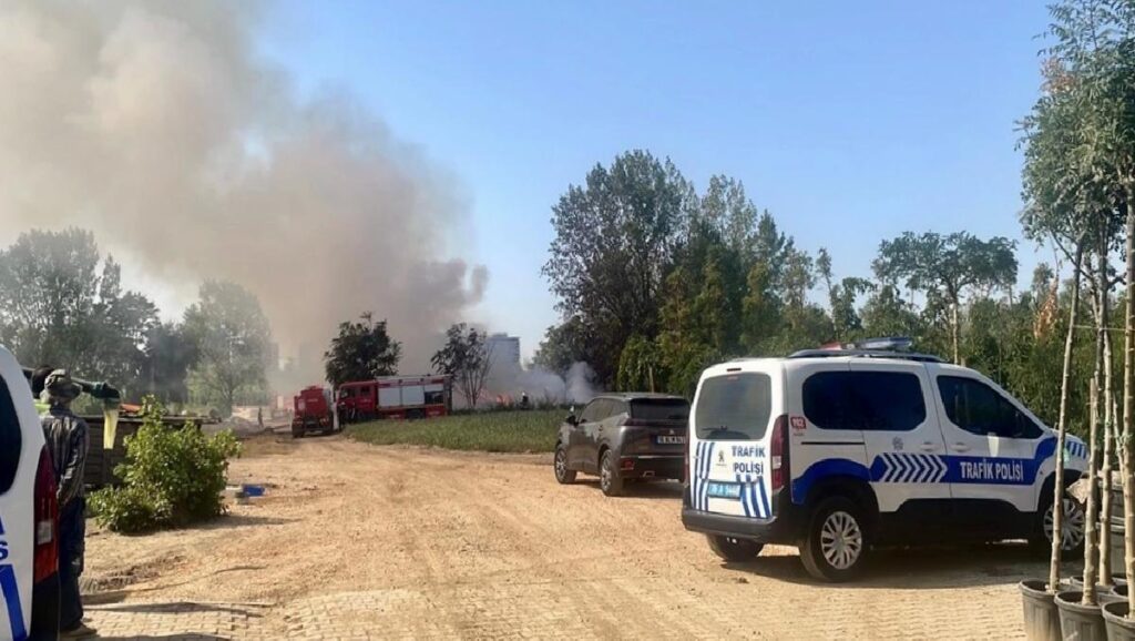 Bursa’da fidanlıkta çıkan yangın söndürüldü