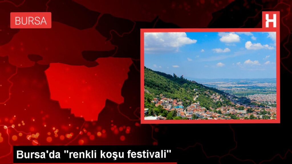 Bursa’da Renkli Koşu Şenliği ‘Color Sky 5K’ Gerçekleşti