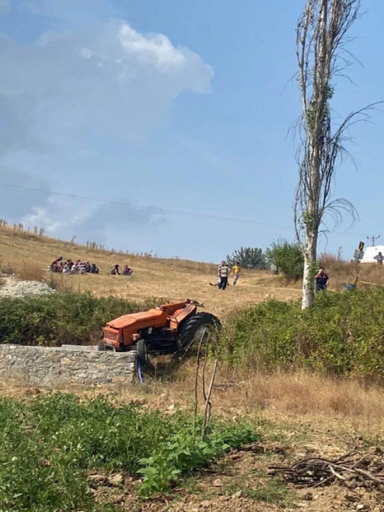Bursa’da tarlaya giderken traktörle kaza yapan şoför öldü, eşi yaralandı