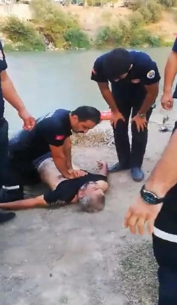Ceyhan Irmağı’nda Boğulma Tehlikesi Geçiren Kişi Hayata Döndürüldü