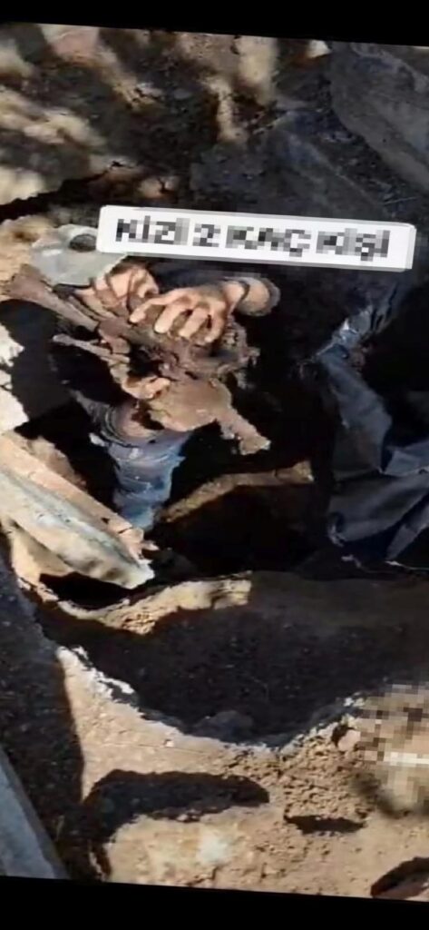 Diyarbakır’da mezar açma süreci yapan vazifelinin toplumsal medya paylaşımları reaksiyon çekti