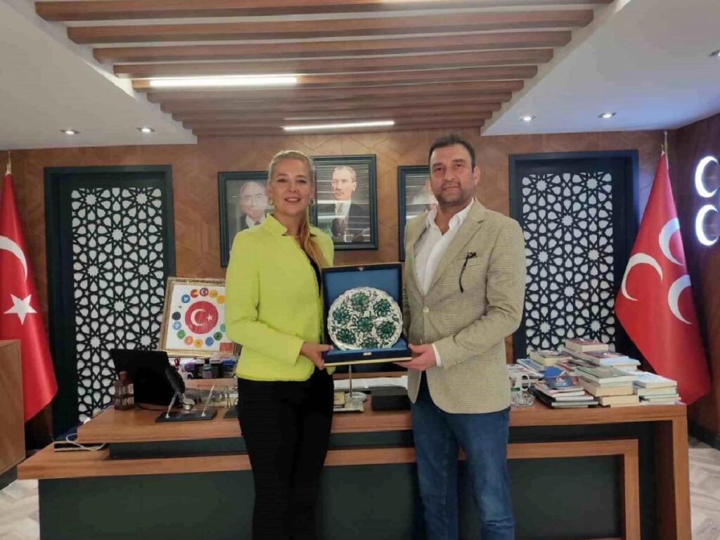 DOSABSİAD Lideri MHP Bursa Vilayet Lideri Muhammet Tekin’i ziyaret etti