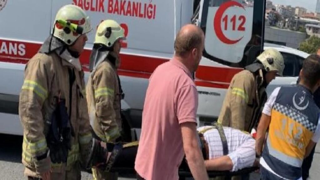 Esenler’de iş yeri asansörü düştü; 4 yaralı -1