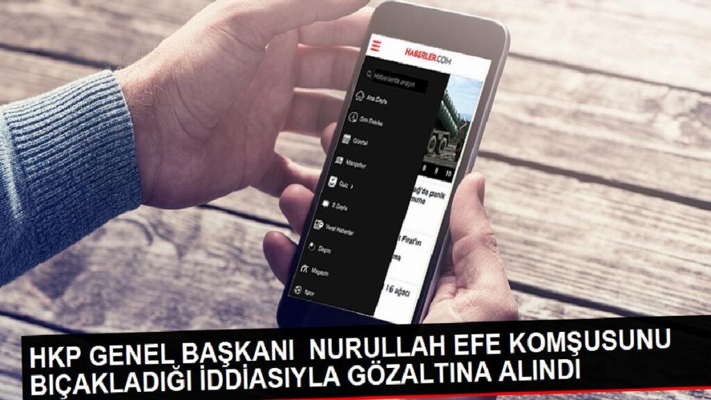 HKP Genel Lideri ve oğlu komşularını bıçakla yaraladı