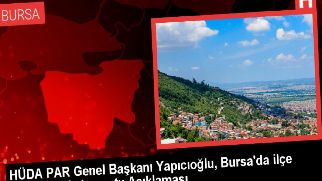 HÜDA PAR Genel Lideri Yapıcıoğlu, Bursa’da ilçe kongresinde konuştu Açıklaması
