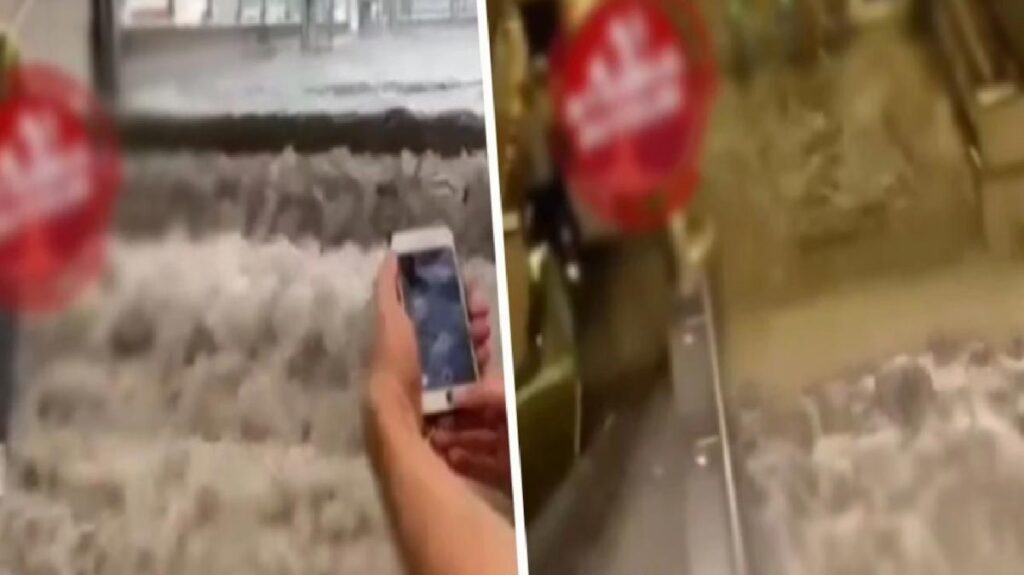 İstanbul Gaziosmanpaşa’da ağır yağış metro istasyonunu göle çevirdi