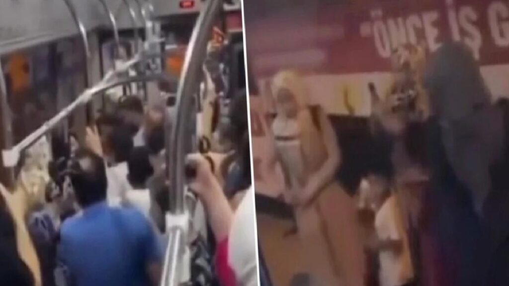 İzmir’de Suriyeli 3 bayanı çocuklarıyla birlikte otobüsten atıp “Ohh” çektiler