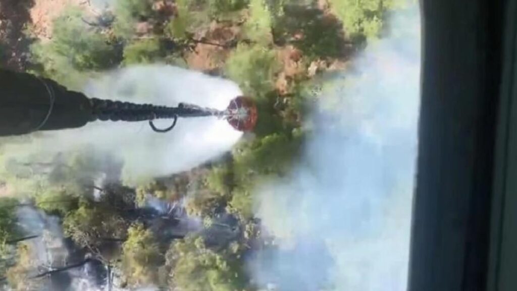 Kütahya’da Orman Yangını: Havadan ve Karadan Müdahale Ediliyor