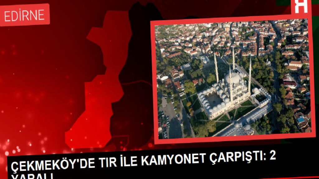 Kuzey Marmara Otoyolu’nda TIR ve kamyonet çarpıştı: 2 yaralı